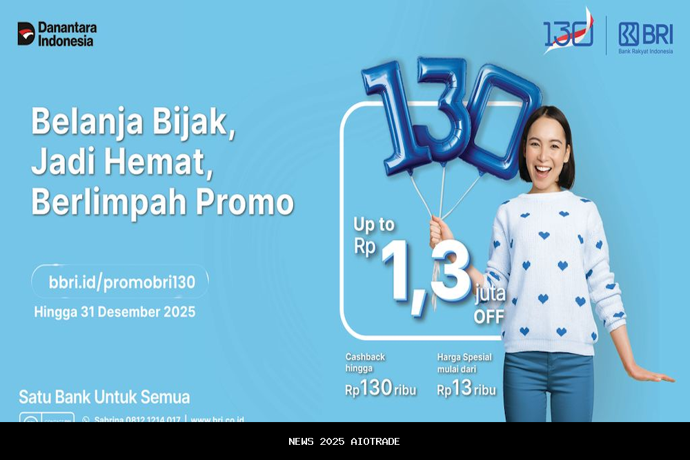 Waktunya berbelanja hemat F&B & home living dengan promo HUT BRI