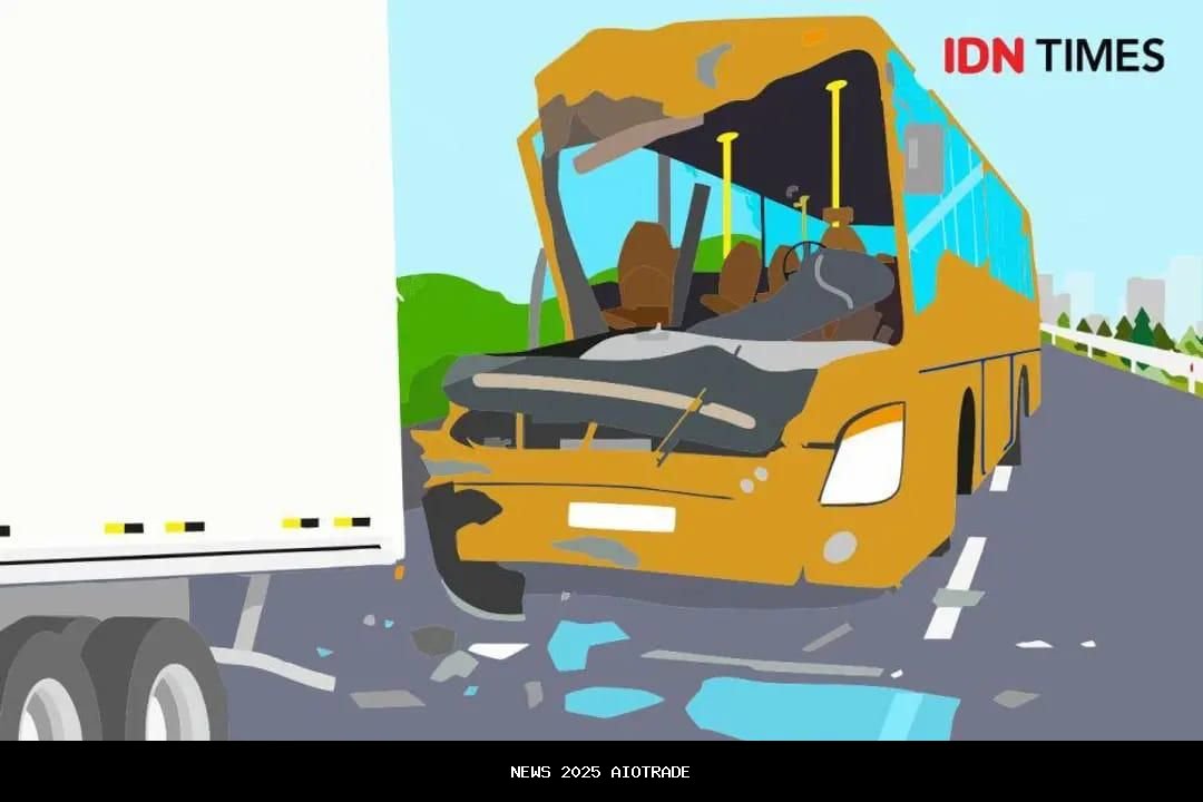 Bus Trans Cahaya yang Terlibat Kecelakaan di Semarang Tidak Layak Jalan