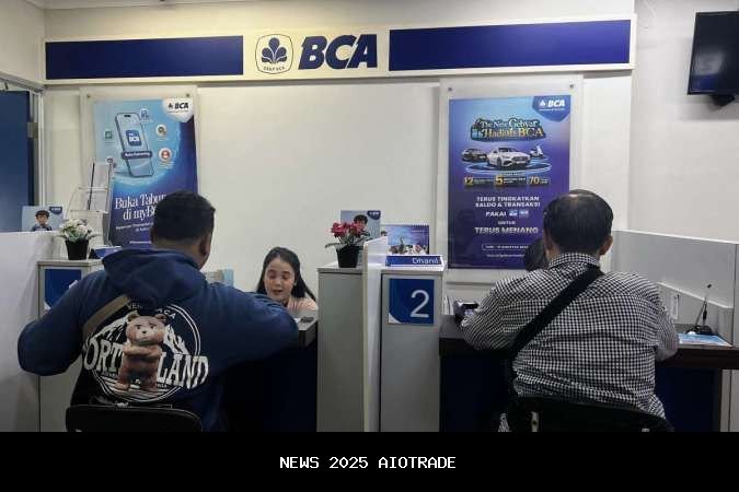 BBCA Jatuh ke Rp 7.500, Rekor Penutupan Terendah Tahun 2025