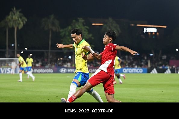 Hasil Piala Dunia U-17 2025 - Timnas U-17 Indonesia Kalah Telak dari Brasil 4-0