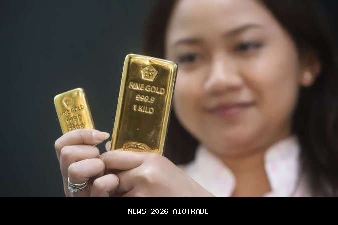 Harga emas Antam hari ini tetap di Rp 2.501.000 per gram