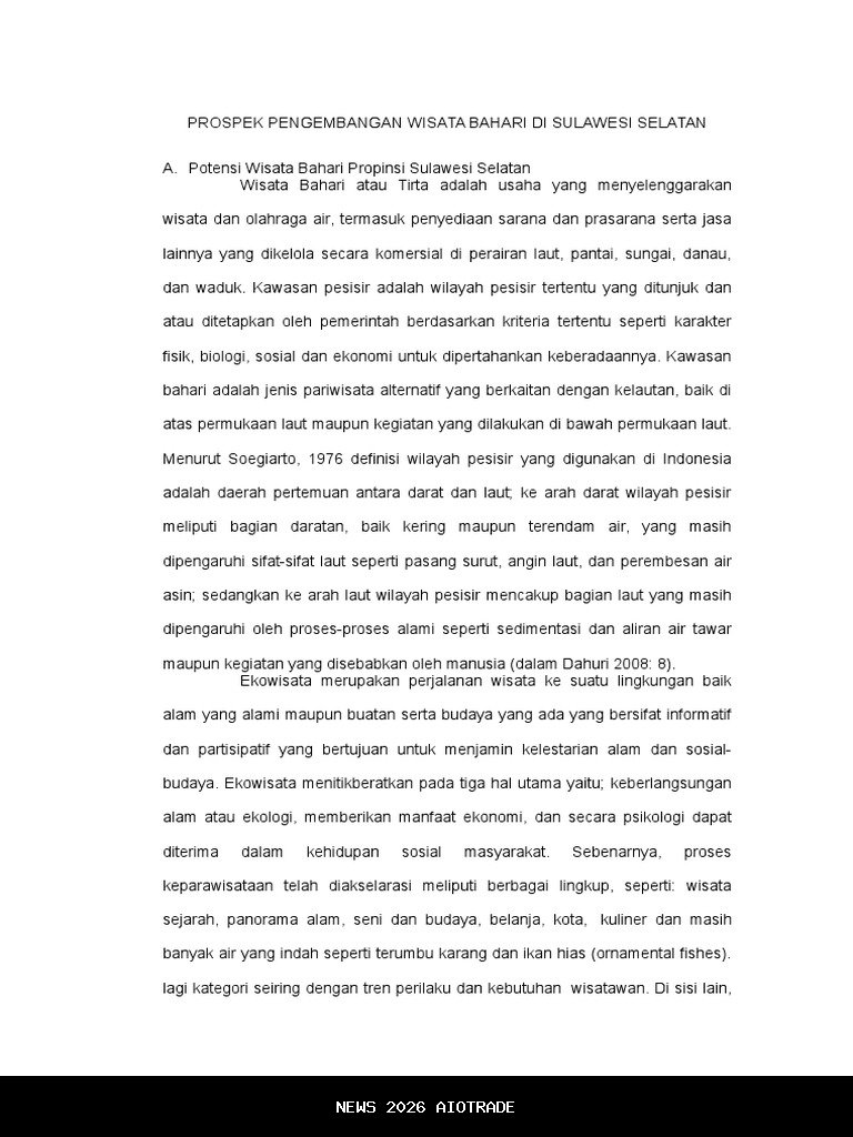 Prospek Ekonomi Sulawesi Selatan 2026: Tumbuh Moderat?