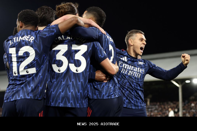 Arsenal Kuasai Puncak Klasemen Usai Kalahkan Fulham Tipis