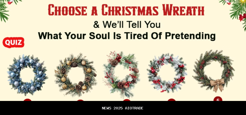 Pilih 1 dari 5 Karangan Bunga Natal: Kebiasaan Anda Mengungkap Kelelahan Jiwa