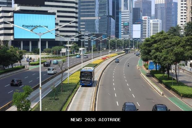 Jalan ditutup dan rekayasa lalu lintas Jakarta malam Tahun Baru