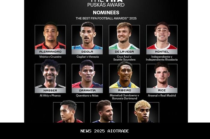 Gol Spektakuler Santiago Montiel Menangkan Puskas Award 2025, Kalahkan Rizky Ridho