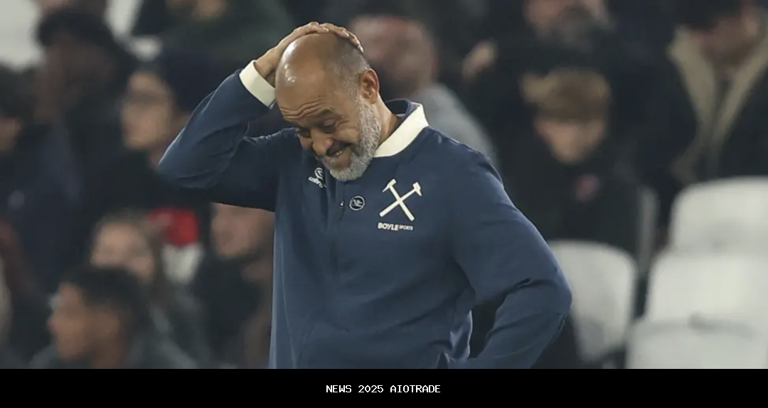 West Ham Tumbang, Nuno Akui Kondisi Tim Buruk