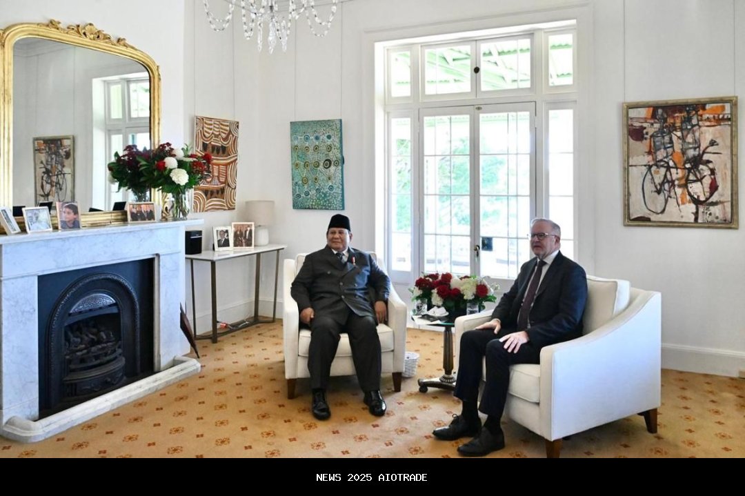 Prabowo Temui PM Australia, Bahas Isu Strategis