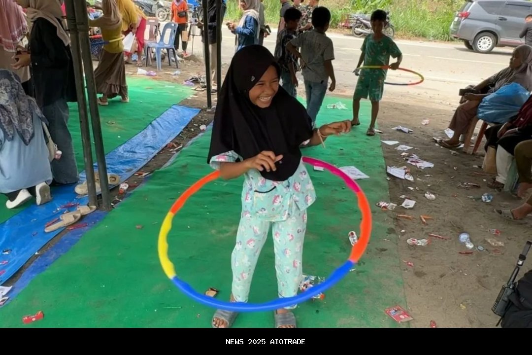 Posko Trauma Healing TNI untuk Anak-Anak di Balee Panah