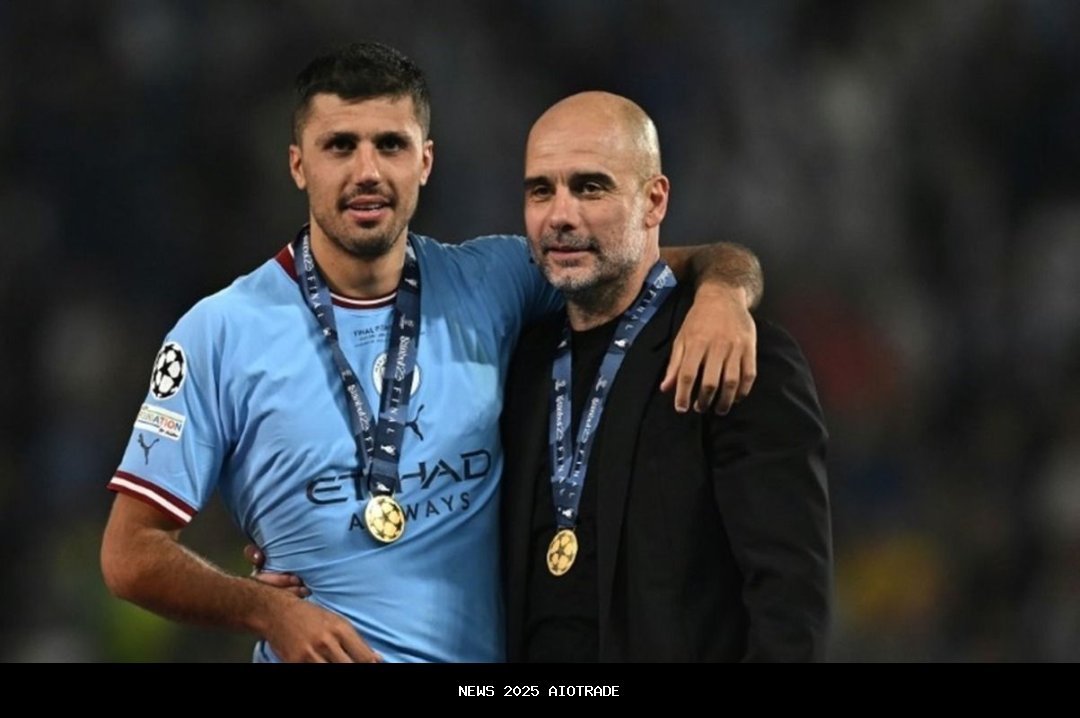 Pelatih Pep Guardiola Umumkan Rodri Absen Dua Pertandingan Manchester City