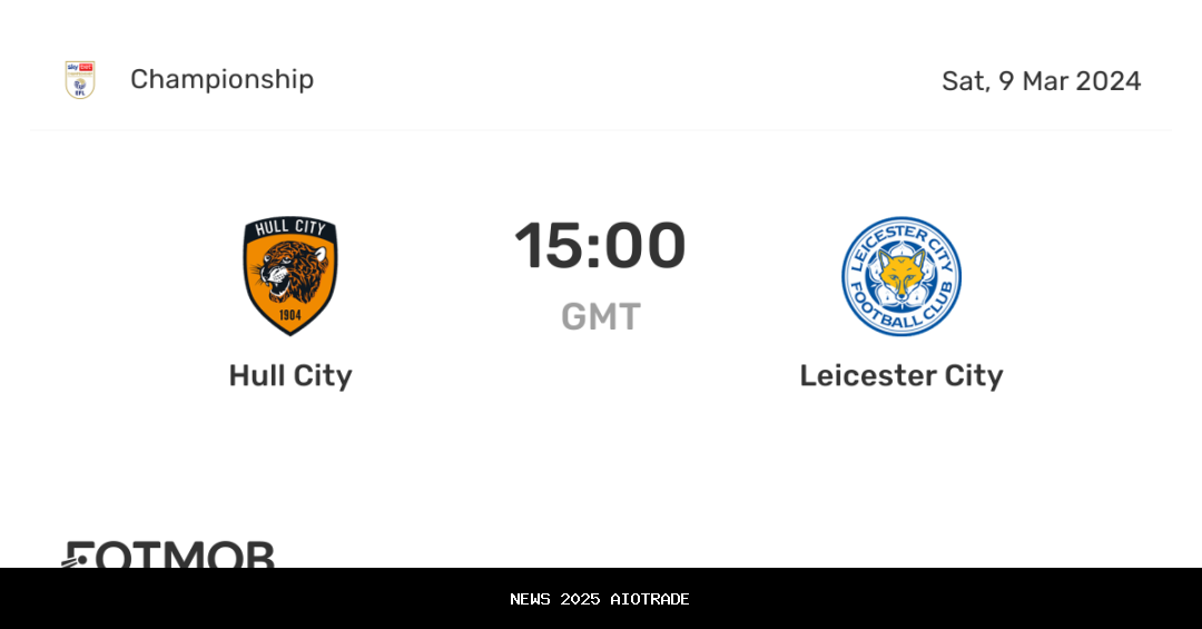 Prediksi Skor Hull City vs Leicester City, Head to Head & Statistik EFL Championship