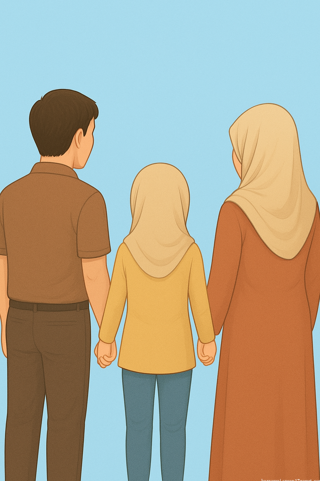 Di tangan mereka aku di bentuk