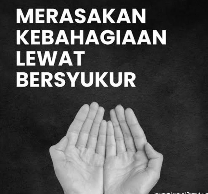 Bersyukur membawa kebahagiaan