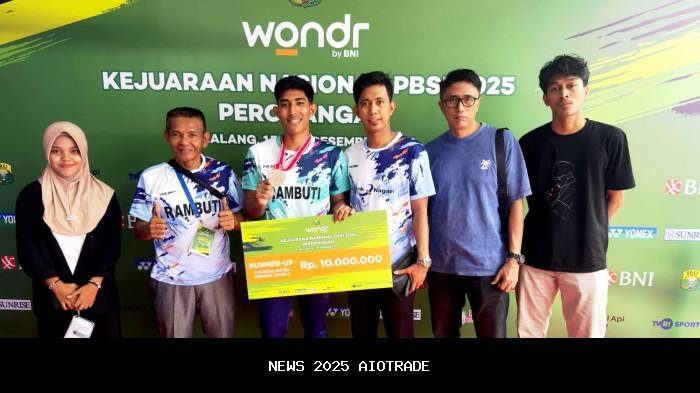 PBSI Sumbar raih medali perak Kejurnas 2025 di Malang, tuliskan sejarah baru