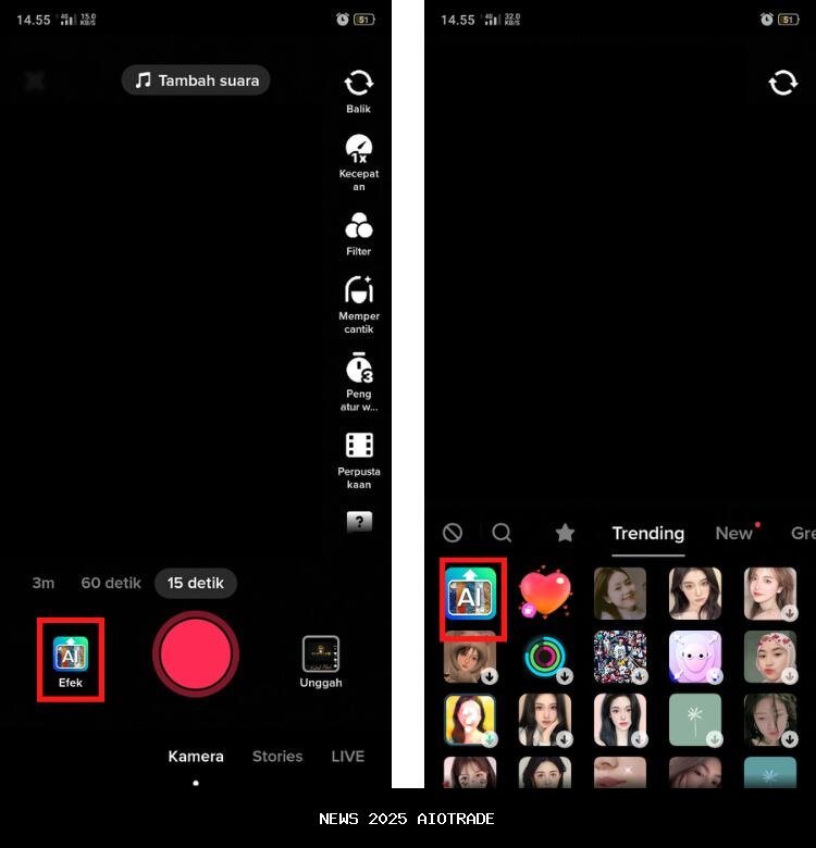 Cara Edit Foto Polaroid dengan Gemini AI di TikTok
