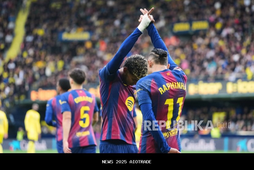 Barcelona Jaga Rekor Kemenangan Ketujuh Beruntun Usai Kalahkan Villarreal 2-0