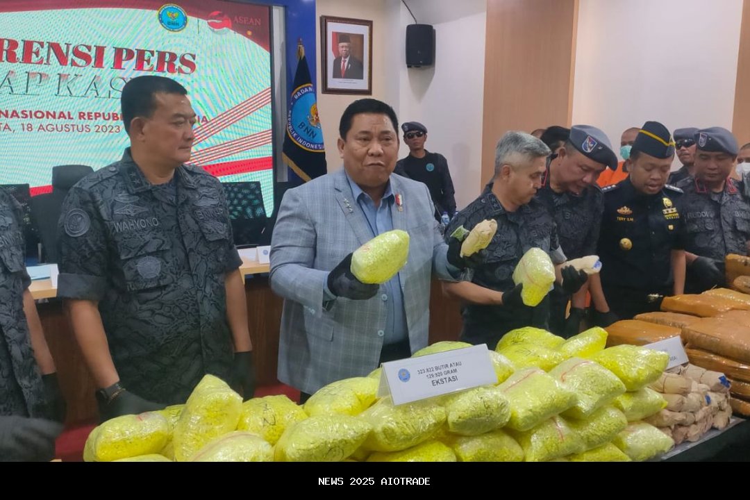 BNN ungkap 42 jaringan narkoba dan tangkap 1.174 tersangka di 2025