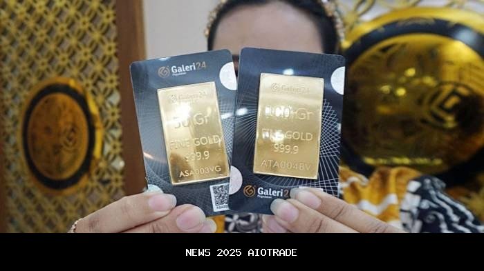 Harga Emas Antam Hari Ini: Stabil di Rp1.984.000 per Gram