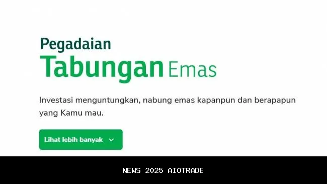 Emas Antam Turun Rp14 Ribu, Sentuh Rp2,657 Juta per Gram di Pegadaian