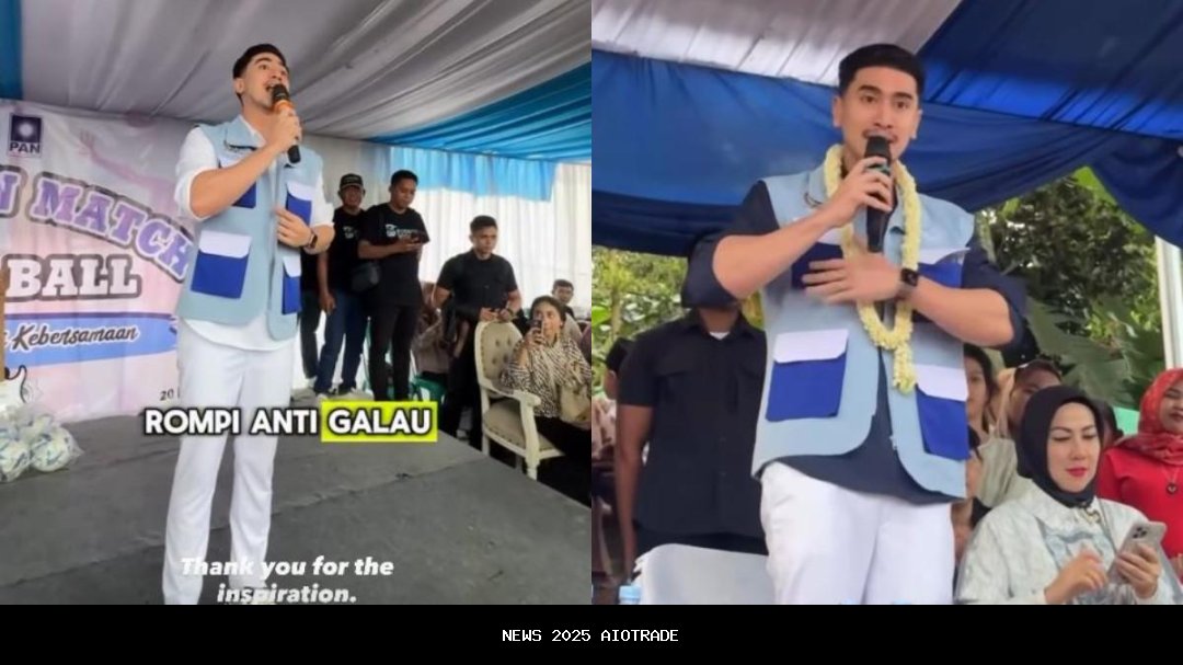 Penampilan Verrell Bramasta Jadi Sorotan, Pakai Rompi Anti Galau dan Bawa Uang Banyak