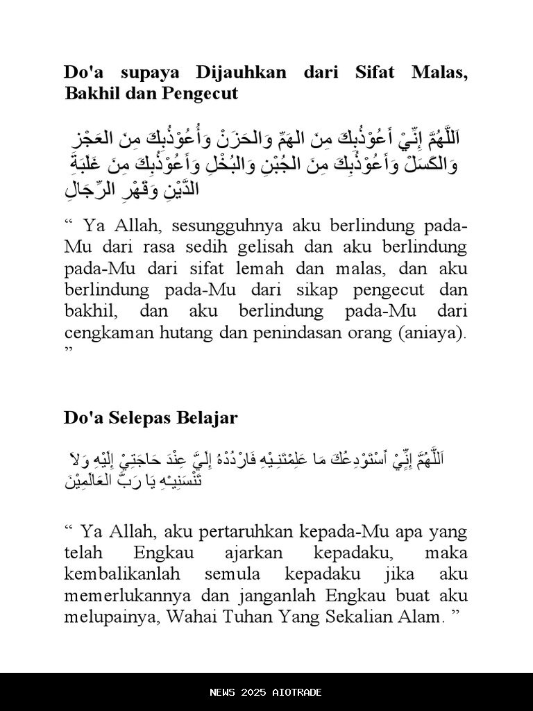 Kumpulan Doa Belajar Efektif untuk Pemahaman Cepat dan Sukses Ujian