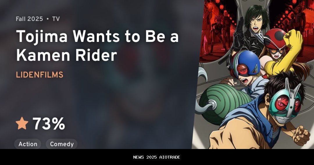 Sinopsis dan Link Nonton Anime Toujima Tanzaburou wa Kamen Rider Episode 2 Sub Indo