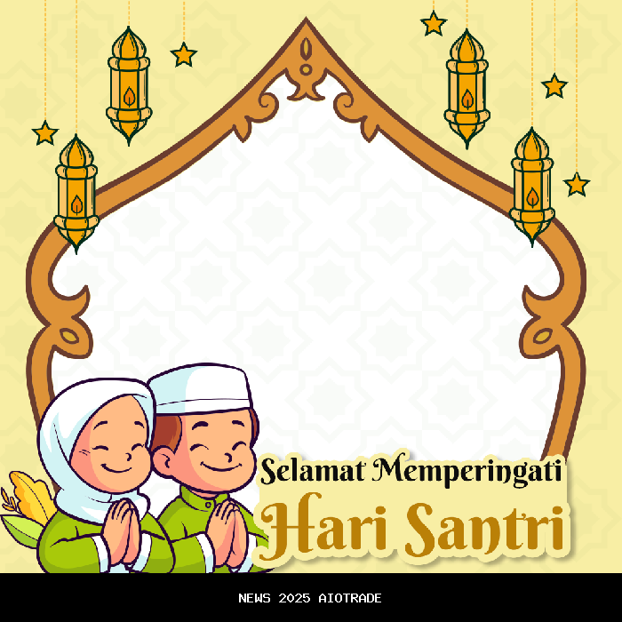 Sambut Hari Santri Nasional 2025, Pasang Twibbon dan Rayakan di Media Sosial