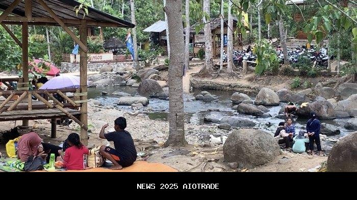 Pemandian Sungai Way Mios dengan Air Gunung Betung