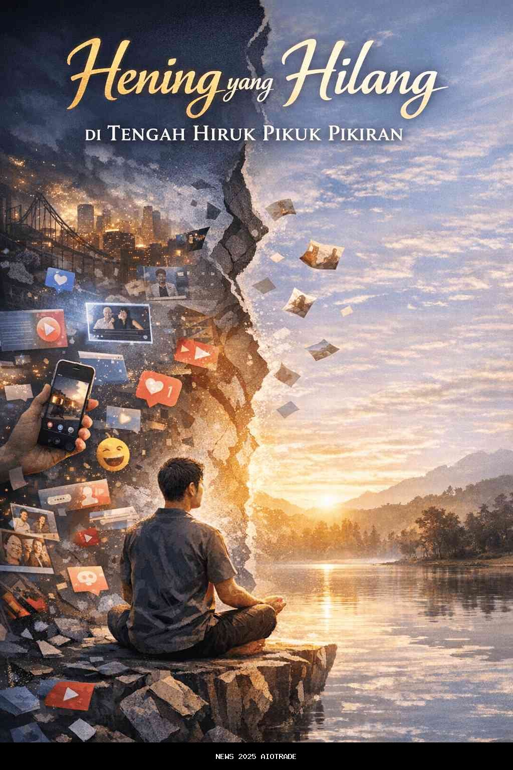 Ketenangan yang tersembunyi di tengah kebisingan pikiran