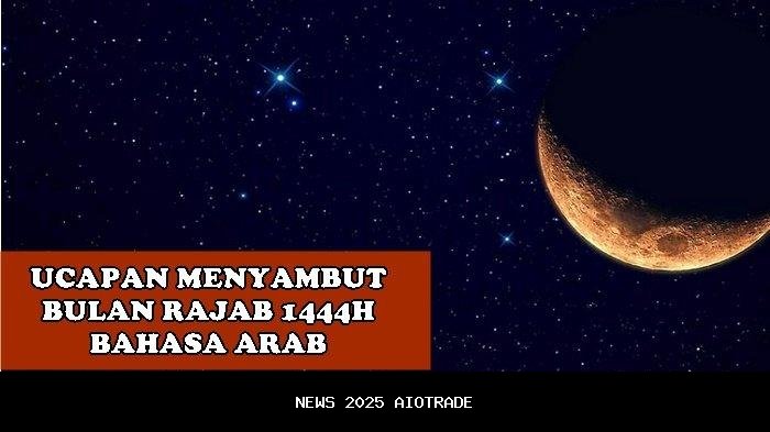 Awal Bulan Rajab 1447 H Jatuh 21 Desember 2025, Kumpulan Ucapan Arab Penuh Makna