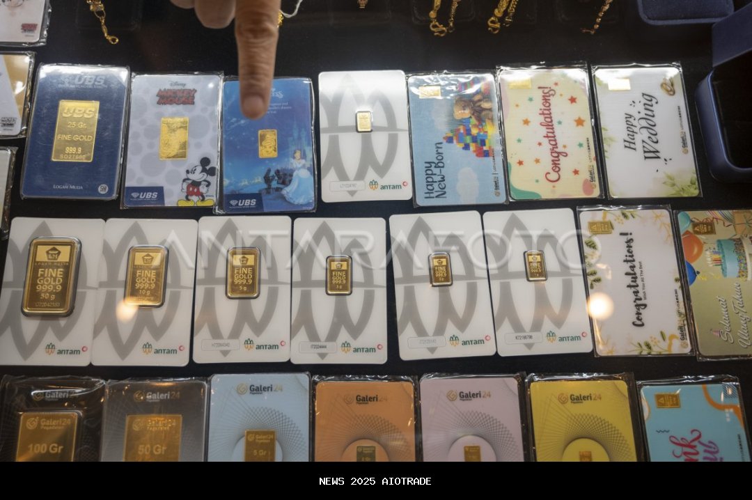 Harga Emas Pegadaian Turun Sedikit, Antam Belum Hadir Sejak 24 Oktober