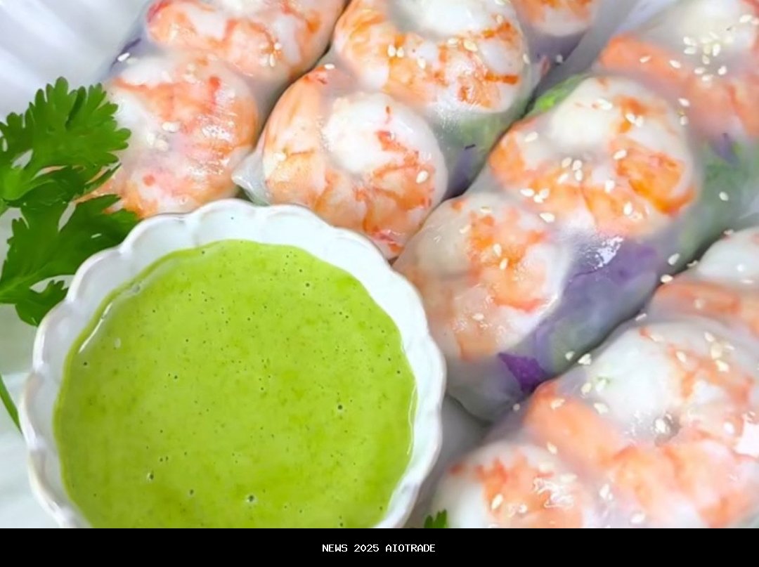 Rasa Segar Shrimp Thai Roll, Makanan Sehat Kekinian yang Viral di Instagram