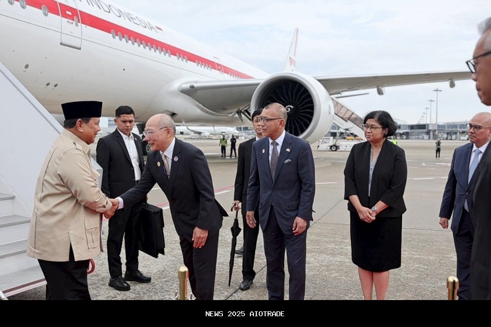 Prabowo Tiba di Osaka, Kunjungi Paviliun Indonesia di Expo