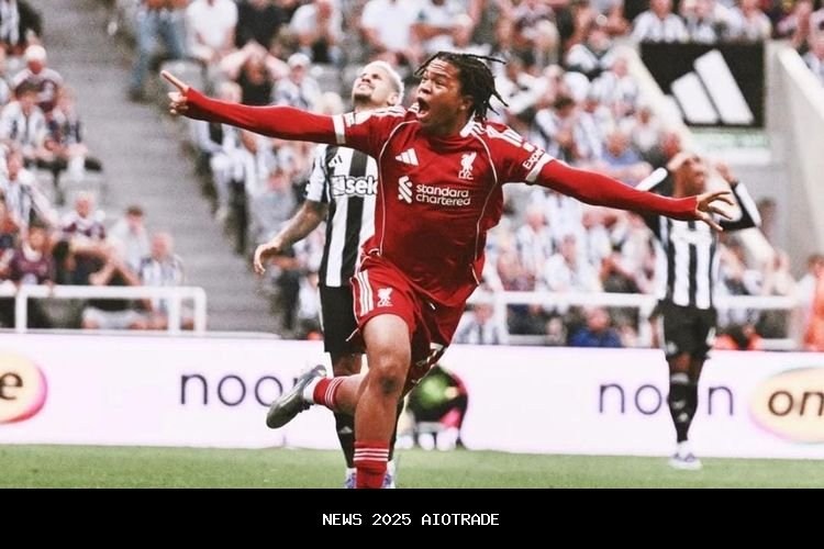 Rio Cetak Sejarah! Gol Termuda Liverpool Bawa Kemenangan Atas Newcastle