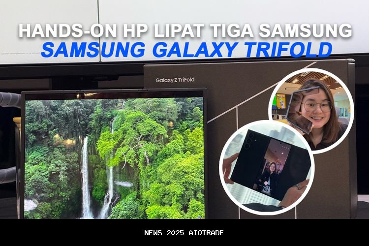 Pertama Kali Menggenggam Samsung Galaxy TriFold, HP Lipat Tiga yang Ringkas