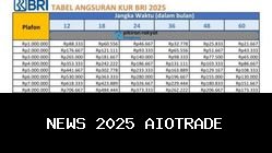Gunakan Tabel Pinjaman KUR BRI 2025 untuk Rencanakan Modal Usaha Anda