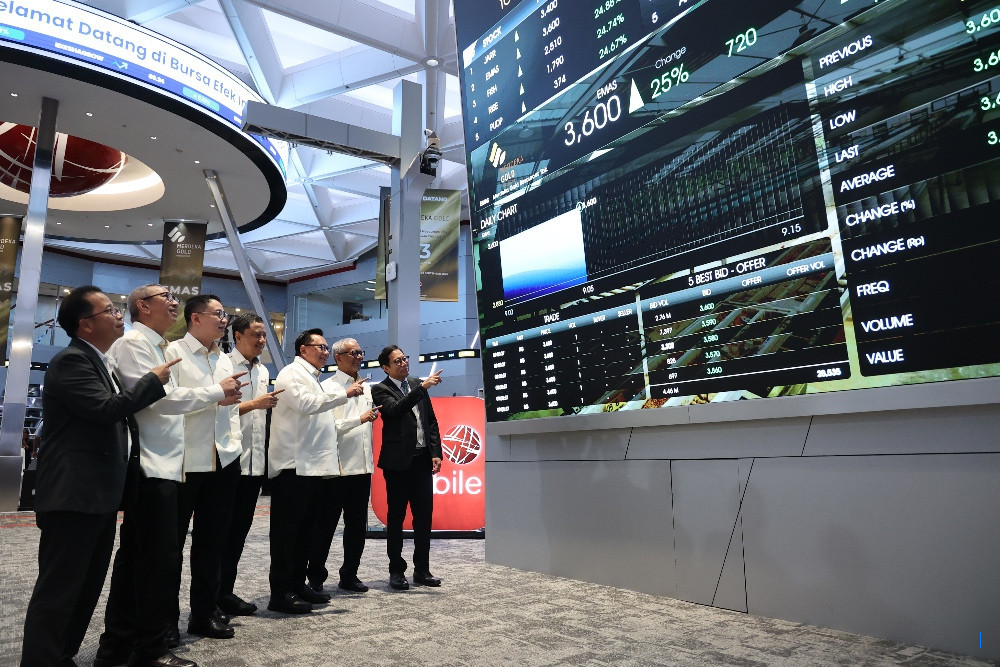 Harga Saham dan Kapitalisasi Pasar Merdeka Gold (EMAS) Saat ARA Berlangsung