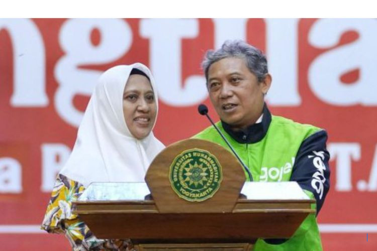 Arief, Sosok Driver Ojol yang Anaknya Lolos Beasiswa Kedokteran UMY