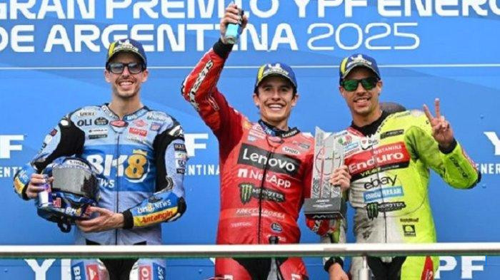 Hasil MotoGP Malaysia 2025: Alex Marquez Juara, Bagnaia Gagal, Pedro Acosta No 2