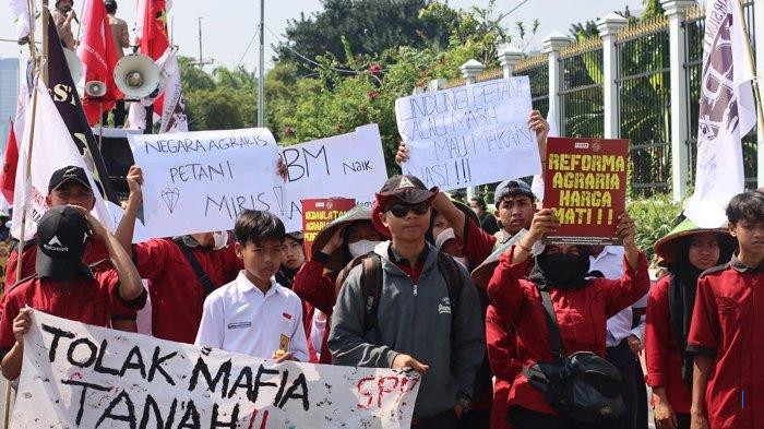Ribuan Petani Rayakan Hari Tani Nasional, DPR RI Dijaga 9.498 Personel Gabungan