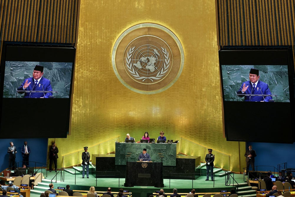 Poin-Poin Utama Pidato Prabowo di Sidang Umum PBB ke-80