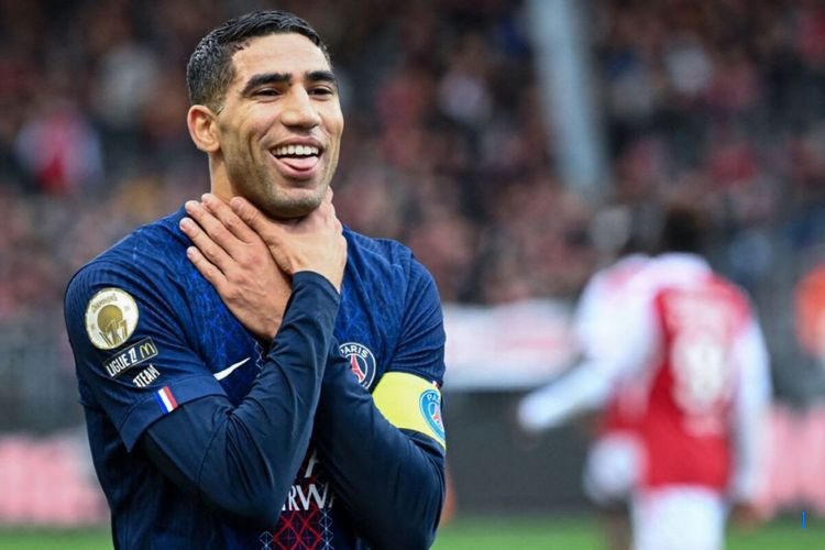 PSG Kembali Puncaki Klasemen, Hakimi Jadi Bintang Lawan Brest