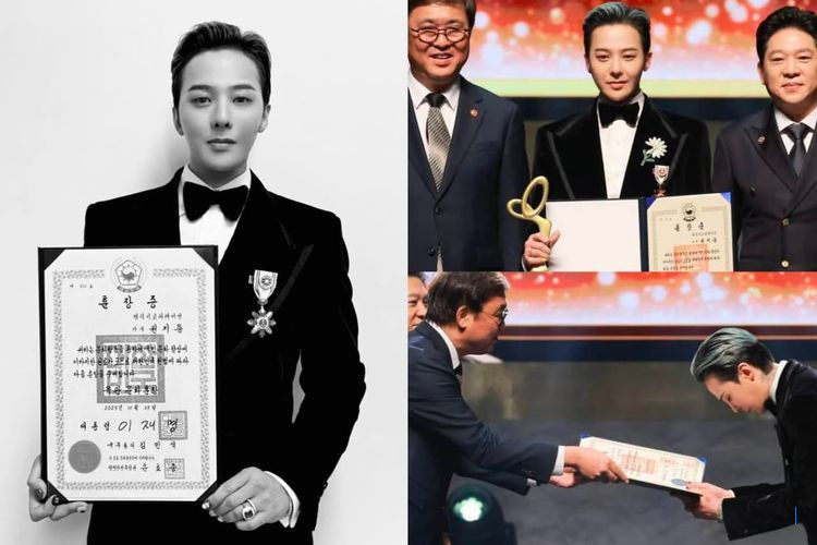 G-Dragon Cetak Sejarah, Jadi Idol Pertama Terima Penghargaan Budaya Okgwan