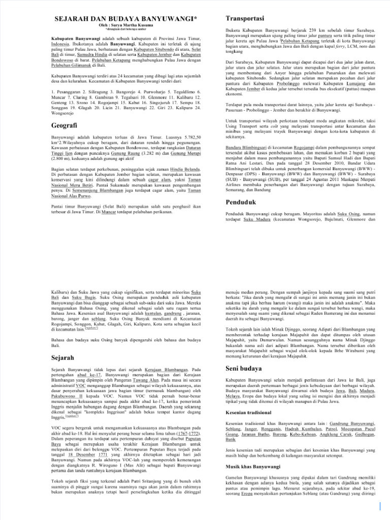 Ra Hamid Apresiasi Konsistensi Banyuwangi Menggabungkan Budaya dan Wisata