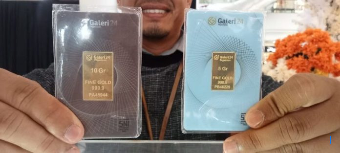 Harga Emas Hari Ini Naik, Galeri 24 Rp2,445 Juta, Cek Produk Lainnya