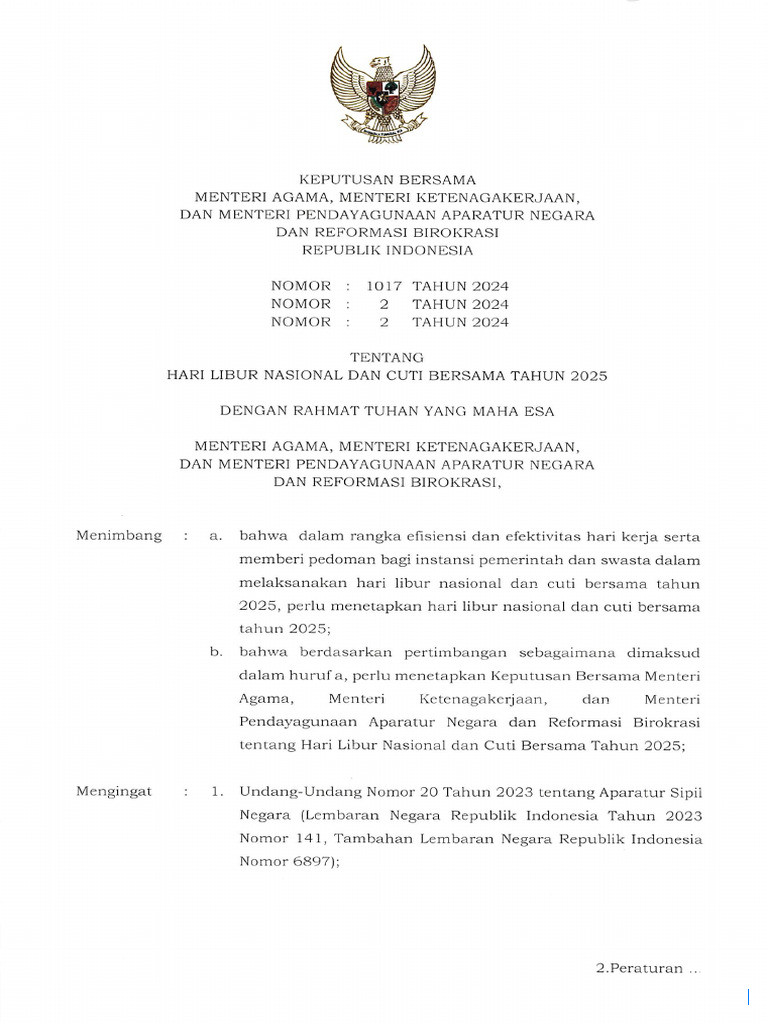 28 November 2025 Libur? Cek Kalender dan SKB 3 Menteri