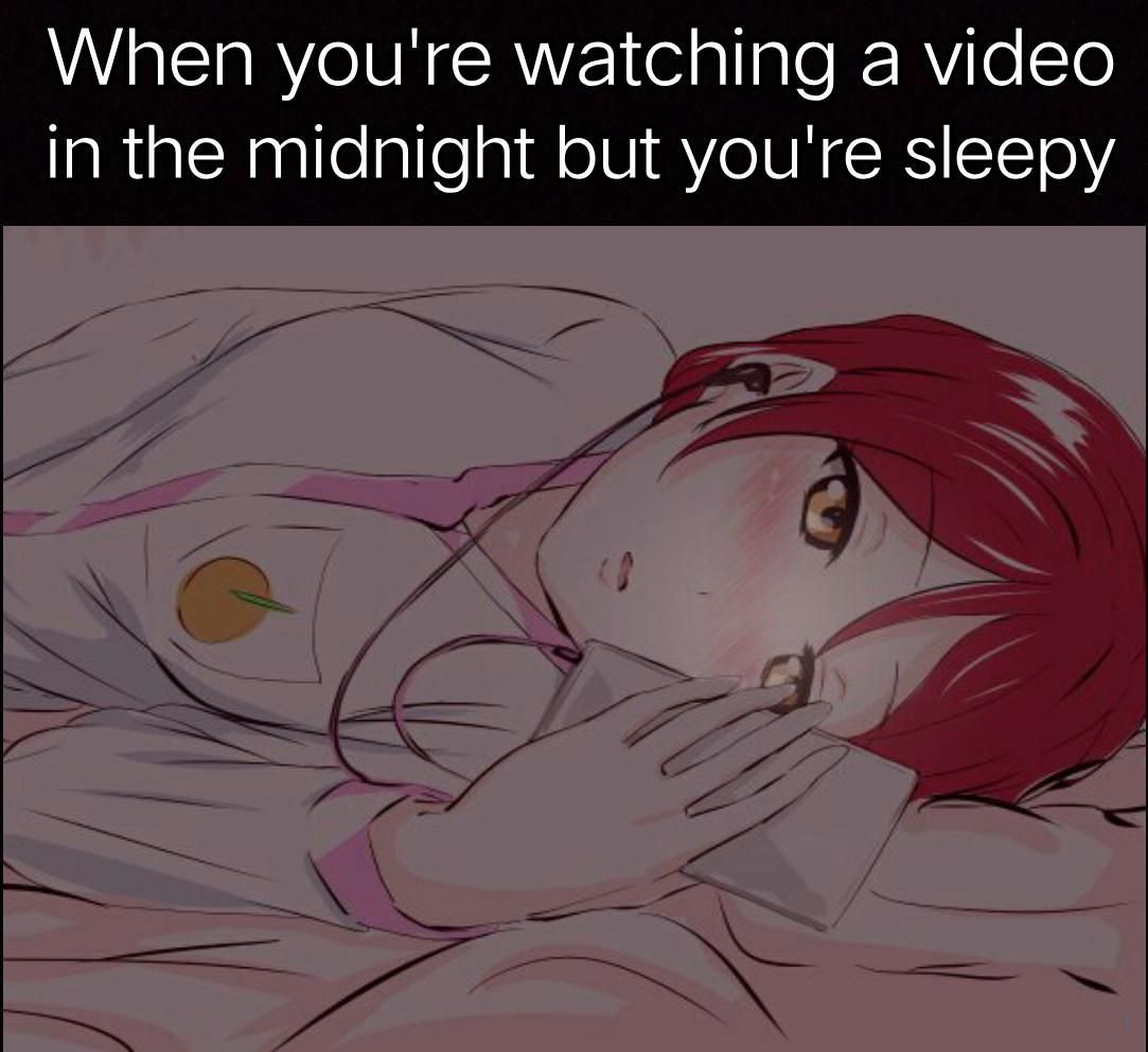 8 Meme Anime Orang Mengantuk, Tidur atau Tidak?